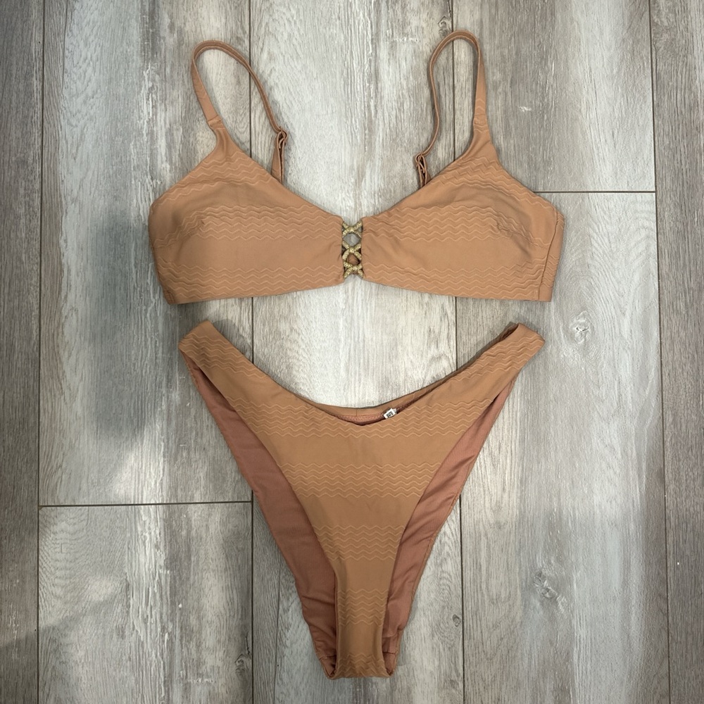 Aerie Cheeky Tan Bikini